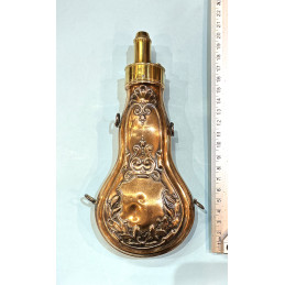 Poire à poudre en cuivre